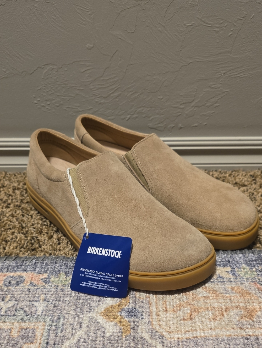 Men's BIRKENSTOCK Oswego Suede Leather Sneakers 41 (8)